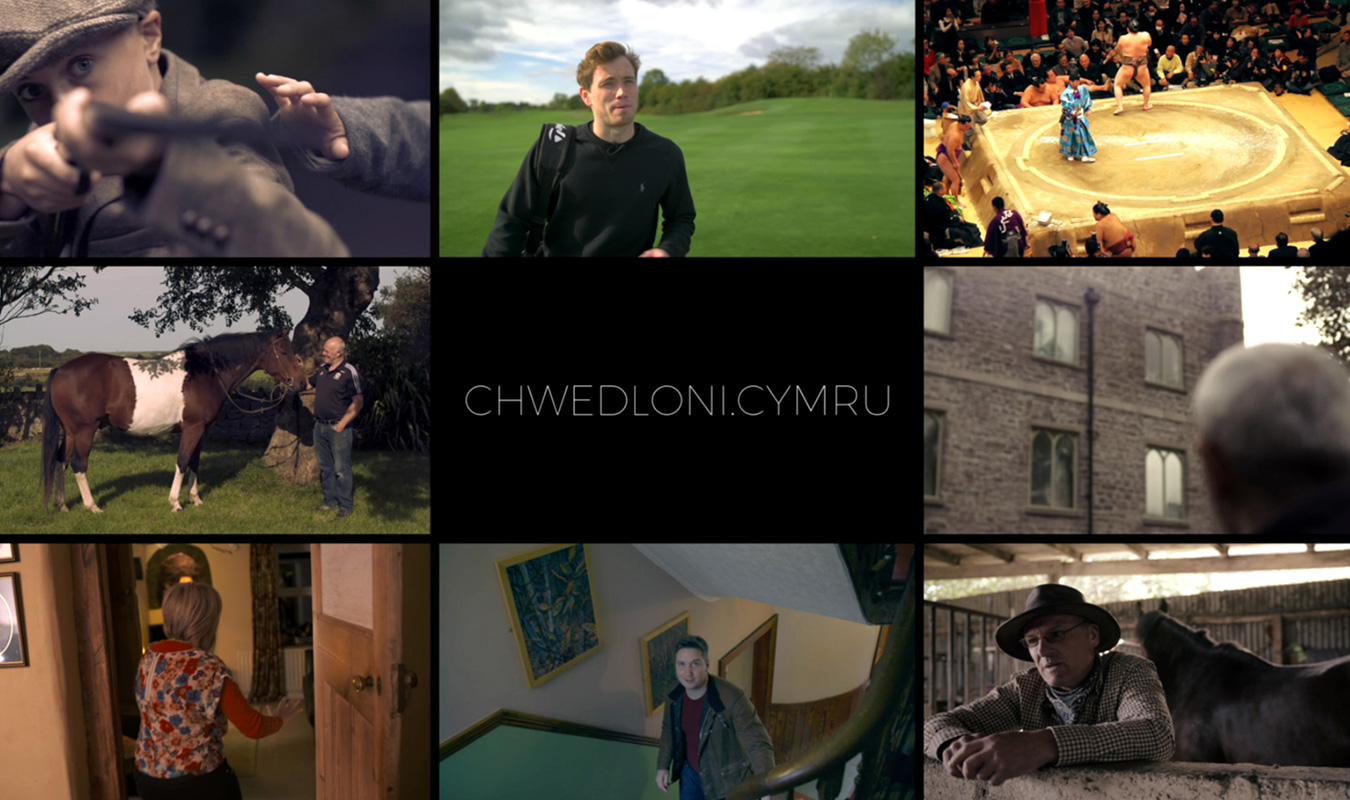 A collection of stills from the Chwedloni project around the url Chwedloni.Cymru