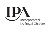 IPA Incorporated by Royal Charter logo in black